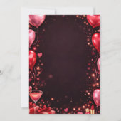 Invitation à une soirée entre filles pour la Saint-Valentin (Dos)