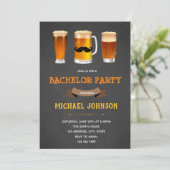 Invitation à une soirée entre garçons pour un ente (Debout devant)