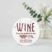 Invitation à une soirée entre gars autour d'un vin (Debout devant)