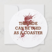 Invitation à une soirée entre gars autour d'un vin (Dos)