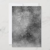 Invitation à une soirée Halloween avec crâne et ta (Dos)