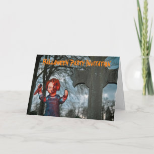 Invitation à une soirée Halloween. Carte