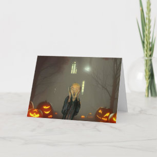 Invitation à une soirée Halloween. Carte