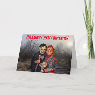 Invitation à une soirée Halloween. Carte
