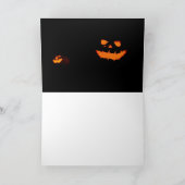 Invitation à une soirée Halloween. Carte (Intérieur)