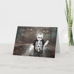 Invitation à une soirée Halloween. Carte