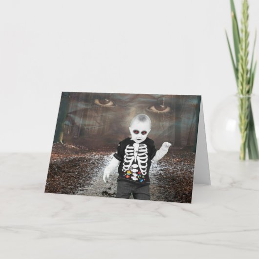 Invitation à une soirée Halloween. Carte (Devant)