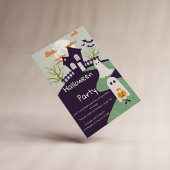 Invitation à une soirée Halloween gothique