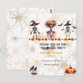 Invitation à une soirée Halloween – Soirée effraya (Devant / Derrière)