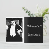 Invitation à une soirée Halloween thème cinéma vin (Debout devant)
