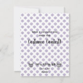 Invitation à une soirée Halloween v1 (Dos)