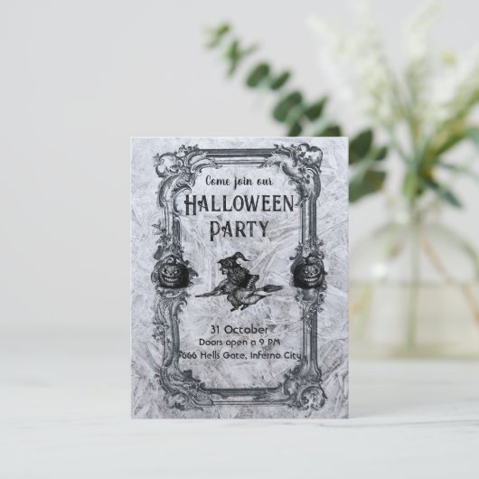 Invitation à une soirée Halloween v1 (Debout devant)