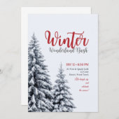 Invitation à une soirée hivernale (Devant / Derrière)