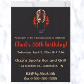 Invitation à une soirée Karaoke avec Microphone Mo