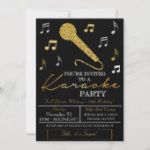 Invitation à une soirée karaoke pour adultes (Devant)