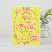 Invitation à une soirée karaoke pour un anniversai (Debout devant)
