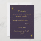 Invitation à une soirée légère (Dos)