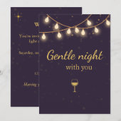 Invitation à une soirée légère (Devant / Derrière)