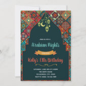 Invitation à une soirée marocaine de nuit (Devant)