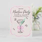 Invitation à une Soirée Martini (Debout devant)
