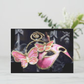 Invitation à une soirée masquée (Debout devant)