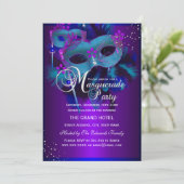 Invitation à une soirée masquée aux masques sarcel (Debout devant)