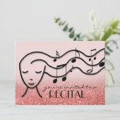 invitation à une soirée musicale (Debout devant)