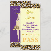 Invitation à une soirée ou à un événement (Devant / Derrière)