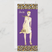 Invitation à une soirée ou à une fête (Dos)