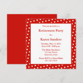 Invitation à une soirée ou à une réception officie (Devant / Derrière)