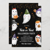 Invitation à une soirée ou à une soirée pour enfan (Devant / Derrière)