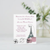 Invitation à une soirée parisienne (Debout devant)