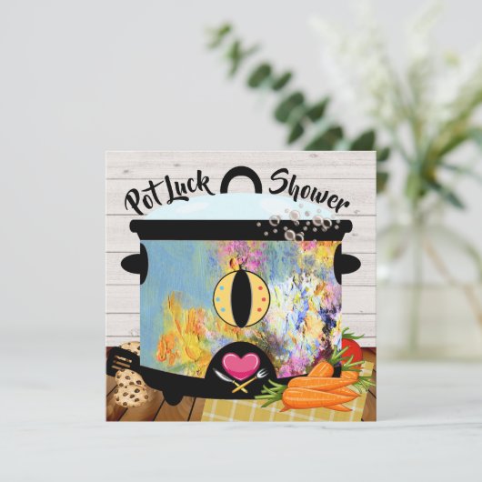 Invitation à une soirée partagée (Debout devant)