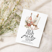 Invitation à une Soirée Peinture et Cocktail