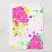 Invitation à une soirée peinture, soirée artistiqu (Dos)