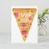 Invitation à une soirée pizza (Debout devant)