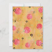 Invitation à une soirée pizza (Dos)