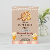 Invitation à une soirée pizza et bière (Debout devant)
