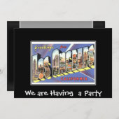 Invitation à une soirée privée à Los Angeles (Devant / Derrière)