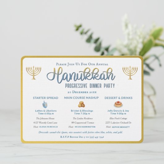 Invitation à une Soirée Progressive de Hanoucca (Debout devant)