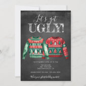 Invitation à une soirée pull de Noël laid (Devant)