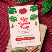 Invitation à une soirée pull moche