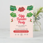 Invitation à une soirée pull moche (Debout devant)