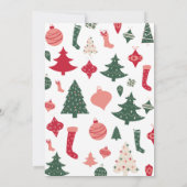 Invitation à une soirée pull moche amusant (Dos)