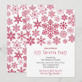 Invitation à une soirée pull moche Entreprise Floc (Devant / Derrière)