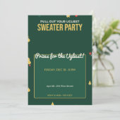 Invitation à une soirée pull moche Noël Fêtes (Debout devant)