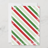 Invitation à une soirée pyjama de Noël (Dos)