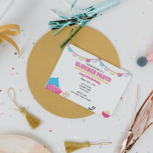 Invitation à une soirée pyjama entre filles