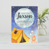 Invitation à une soirée pyjama pour garçons (Debout devant)