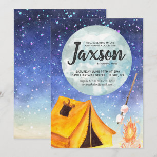 Invitation à une soirée pyjama pour garçons